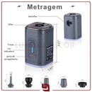 AirFlow Mini – Bomba Elétrica Portátil USB para Inflar e Desinflar Piscinas, Colchões e Itens a Vácuo