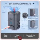 AirFlow Mini – Bomba Elétrica Portátil USB para Inflar e Desinflar Piscinas, Colchões e Itens a Vácuo