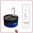 AquaFlow – Fonte Bebedouro Automática 3,2L para Gatos e Cães, Filtragem Avançada e Água Sempre Fresca