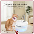 AquaFlow – Fonte Bebedouro Automática 3,2L para Gatos e Cães, Filtragem Avançada e Água Sempre Fresca