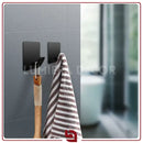 BlackMirror Hook – Gancho Adesivo de Parede em Aço Inox para Banheiro, Cozinha e Quarto