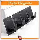 BlackMirror Hook – Gancho Adesivo de Parede em Aço Inox para Banheiro, Cozinha e Quarto