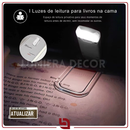 BookGlow – Luz de Leitura USB com Clipe, Ajuste de Brilho e Proteção Ocular