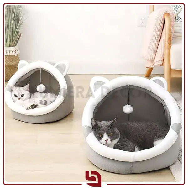 CatHome Caverna – Cama Toca de Gato Dobrável e Lavável