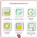 CubeHábil – Cubo Montessori Sensorial Educativo 6 em 1