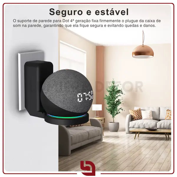 EchoWall – Suporte de Parede Inteligente para Echo Spot e Smart Speakers