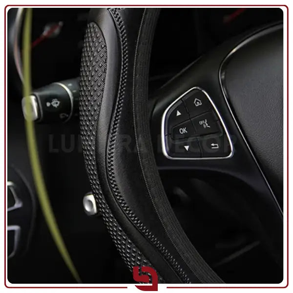 FlexiGrip Lux – Capa Universal para Volante em Couro Sintético Antiderrapante