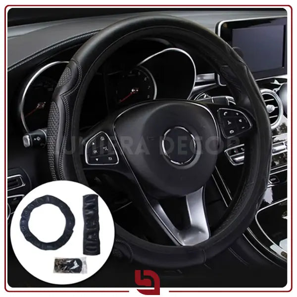 FlexiGrip Lux – Capa Universal para Volante em Couro Sintético Antiderrapante