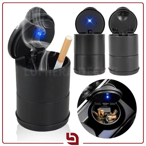 GlowAsh Car – Cinzeiro Premium Iluminado para Veículos