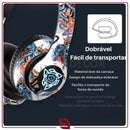 GraffitiSound – Headphone Bluetooth Estampado, Esportivo e Iluminado