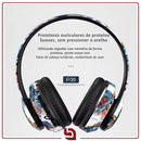 GraffitiSound – Headphone Bluetooth Estampado, Esportivo e Iluminado