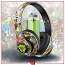 GraffitiSound – Headphone Bluetooth Estampado, Esportivo e Iluminado