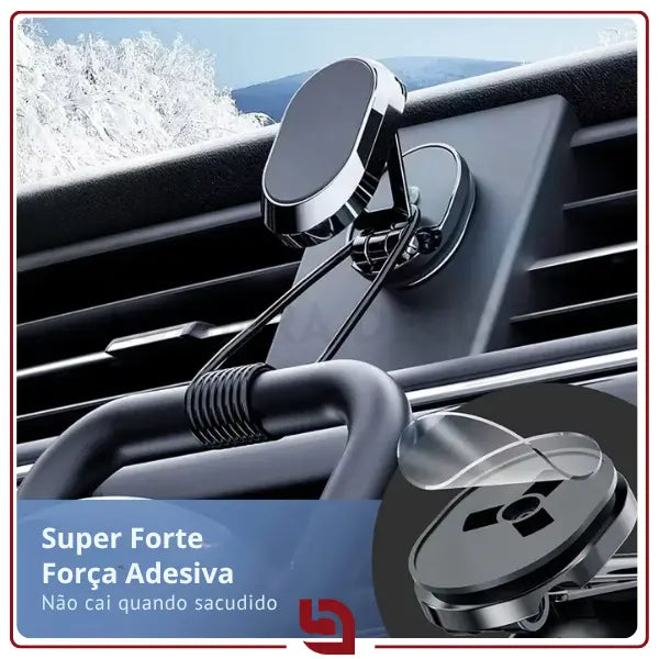 Magnet360 Pro – Suporte Magnético Dobrável Universal 1080° para Carro