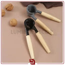 NutriCrack – Quebra-Nozes de Alumínio com Cabo de Madeira