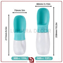 PetBottle Portátil – Garrafa e Tigela de Água para Pets 300ml/500ml