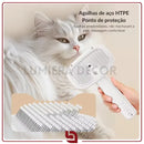 PetSteam – Escova Elétrica de Vapor para Remoção de Pelos, Higienização e Cuidado de Pets