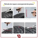 PlugFix – Kit Reparo Rápido para Pneus de Carro e Moto
