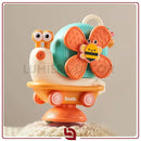 SnailBee Spinner – Brinquedo Sensorial de Ventosa Caracol para Bebês