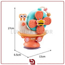 SnailBee Spinner – Brinquedo Sensorial de Ventosa Caracol para Bebês