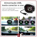 SpeedView HUD – Velocímetro Digital Automotivo com GPS e Display Heads Up