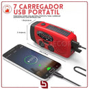 StormRadio 3-em-1 – Rádio de Emergência Solar, Lanterna LED e Power Bank