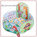 ZooFun Play – Cercadinho Playground Dobrável com Piscina de Bolinhas