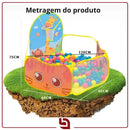 ZooFun Play – Cercadinho Playground Dobrável com Piscina de Bolinhas